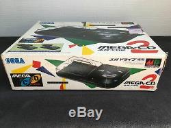 Sega Mega CD 2 Empty Box + Cale + Accessories Jap Very Good