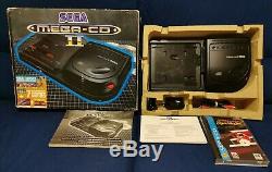 Sega Mega CD II Region Free Box With Manual & 2 Games Very Good Condition
