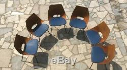Sell ​​6 Chairs Steiner Barrel Pierre Guariche Very Good Condition (sold By Lot)