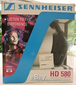 Sennheiser Hd 580 Precision Stereo Headset Stereo Audiophile In Very Good Condition