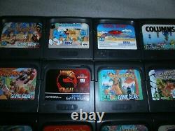 Set Of 20 Games Sega Game Gear (cartridges Only) In Very Good Condition