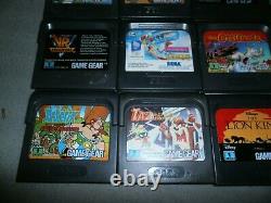 Set Of 20 Games Sega Game Gear (cartridges Only) In Very Good Condition