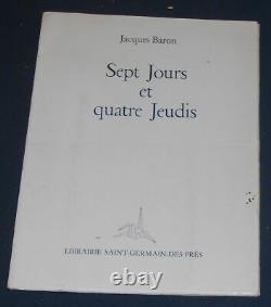 Seven Days and Four Thursdays by Jacques Baron Very good condition