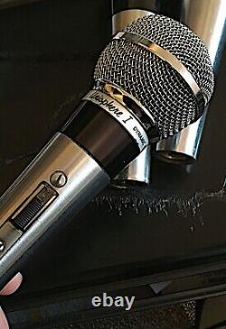 Shure 565 Sd Microphones Very Good Condition Xlr Socket + Rare Shure Velvet Pouch