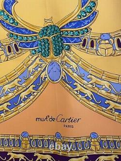 Silk Scarf Must Of Cartier Very Good Condition Very Bright