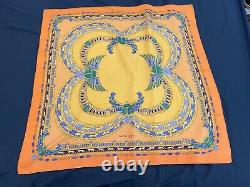 Silk Scarf Must Of Cartier Very Good Condition Very Bright
