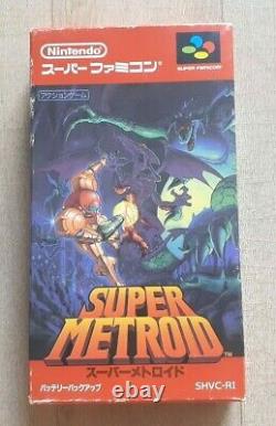Super Metroid Nintendo Super Famicom Sfc Ntsc-j Jap Japan Very Good State