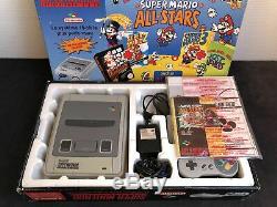 Super Nintendo Console Pack Super Mario All-stars # 1 Fah Very Good