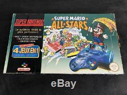 Super Nintendo Console Pack Super Mario All-stars Fah Very Good