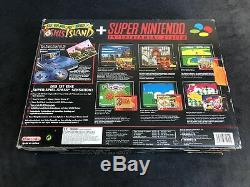 Super Nintendo Console Pack Super Mario World 2 Yoshi's Island Pal Very Good