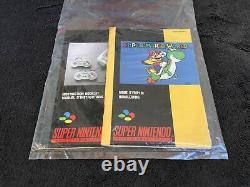 Super Nintendo Console Pack Super Mario World Fah Very Good Condition