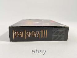 Super Nintendo Final Fantasy III USA Very Good Condition