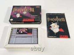 Super Nintendo Final Fantasy III USA Very Good Condition