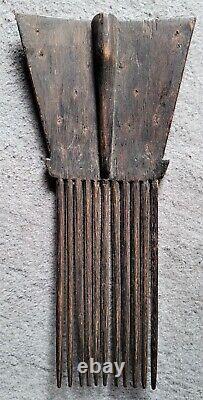 Superb Antique Wooden Comb From Timor Indonesia Tribal Comb 27 CM Very Good Condition