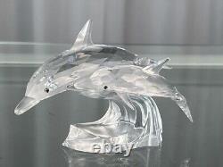 Swarovski Figurine 153850 The Dolphin 13.5 Cm. Very Good Condition