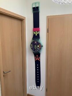 Swatch Maxi / Wall Watch / Very Rare / Occasion Very Good Condition /gg118