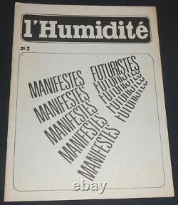 The Humidity No.2 Manifestos Futurists Very Good Condition