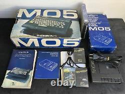 Thomson Mo5 Console + Pal Manuals, Games And Accessories Very Good Condition