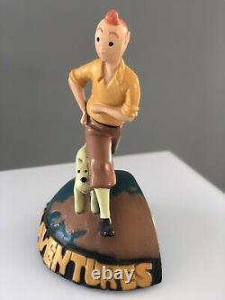 Tintin Studio Adventure Figure Statue In Resin 33cm Very Good State