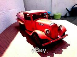 Toy Truck Tole Andre Citroen T23 Or T45 Tank Very Good Condition Ij Jep Jrd