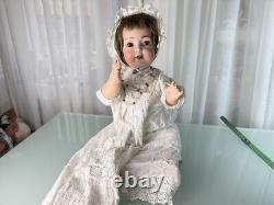 Used Collector Doll Porcelain Head 55 Cm. Very Good Condition See