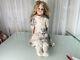 Used Porcelain Head Collectible Doll 64 Cm. Very Good Condition See