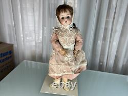 Used for Collection, Porcelain Head Doll 53 CM Very Good Condition See Photo