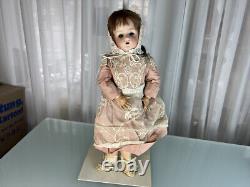 Used for Collection, Porcelain Head Doll 53 CM Very Good Condition See Photo