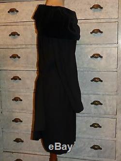 +++ Very Beautiful Black Dress Vintage Thierry Mugler T F 40 I 44 In Very Good Condition