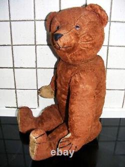 Very Old Brahms Bear In Very Good Original Condition Height 50 CM