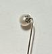 Vintage 18k Gold Tie Pin Or Scarf Pin With 1.5g Pearl In Very Good Condition