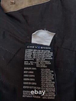 Vintage 90s Chevignon Aviator Jacket, L Very Good Condition