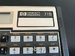 Vintage Hp-71b Calculator Very Good Condition, Functional Module + 4k Memory