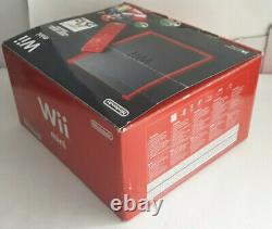 Wii Mini Red Edtion Mario Kart Complete Very Good State