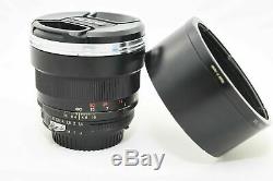 Zeiss Planar T 85mm F / 1.4 Nikon Good Condition