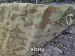 Zeltbahn m31 end of conflict complete very good condition original WW2 Militaria poncho