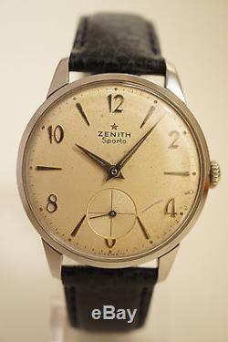 Zenith Sporto Steel, Very Good Condition, 60s