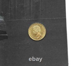 #ckdb Italy Piece From 20 Read Gold Very Good State Annee 1841