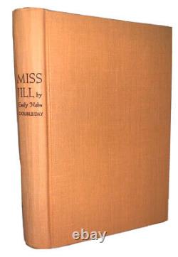 1947, 1st Édition, Dj, Miss Jill, un Roman, par Emily Hahn, Très Bon + État