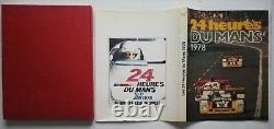 24 heures du Mans 1978 1979 1980, 3 livres avec jaquettes, très bon état