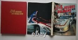 24 heures du Mans 1978 1979 1980, 3 livres avec jaquettes, très bon état