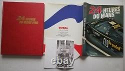 24 heures du Mans 1978 1979 1980, 3 livres avec jaquettes, très bon état