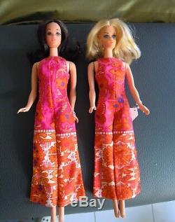 A Choisir 1972 2 Barbie Walk Lively Et 2 Tetes En Tres Bon Etat Voir Photos