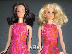 A Choisir 1972 2 Barbie Walk Lively Et 2 Tetes En Tres Bon Etat Voir Photos