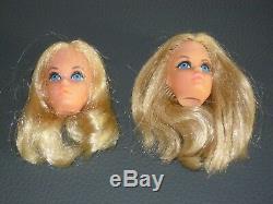 A Choisir 1972 2 Barbie Walk Lively Et 2 Tetes En Tres Bon Etat Voir Photos