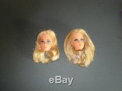 A Choisir 1972 2 Barbie Walk Lively Et 2 Tetes En Tres Bon Etat Voir Photos