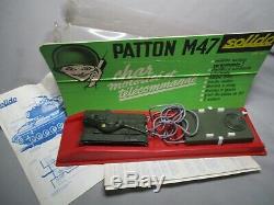 AJ763 SOLIDO 1/50 CHAR PATTON M-47 TELECOMMANDE Ref 210 TRES BON ETAT