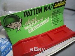 AJ763 SOLIDO 1/50 CHAR PATTON M-47 TELECOMMANDE Ref 210 TRES BON ETAT