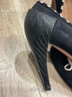 ALAÏA PARIS Escarpins Très Bon État En matière Suède, de taille 41, Talon 10cm