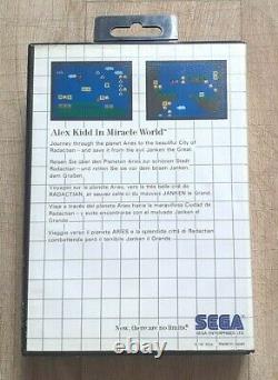 Alex Kidd in Miracle World SEGA Master System Complet PAL Très Bon Etat